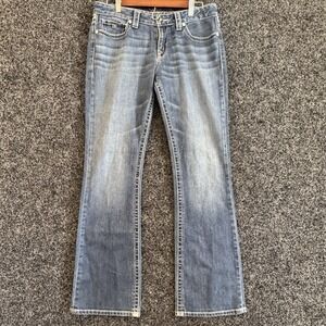 D9 Slick Bootcut Low Rise Dark Wash Blue Denim Jeans Women's Size 30